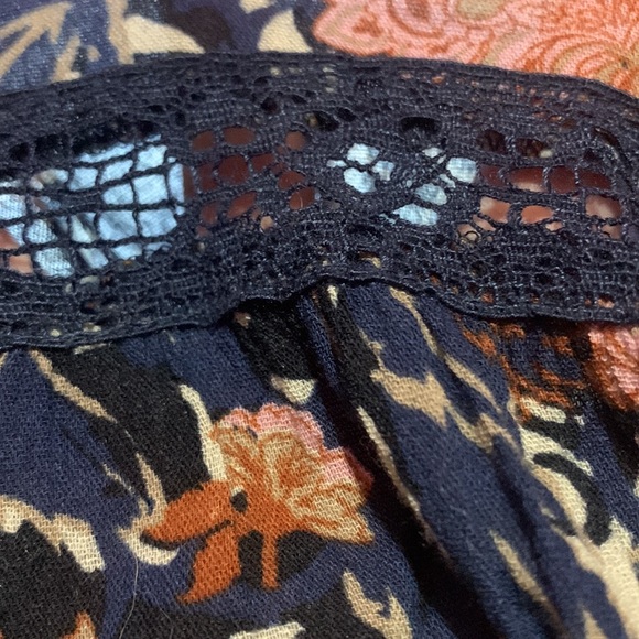 American Eagle drop waist floral sleeveless top - Picture 5 of 10